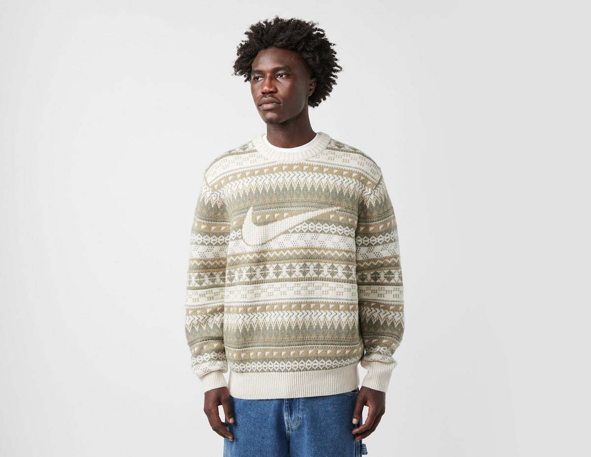 Nike Life Fair Isle Swoosh Jumper