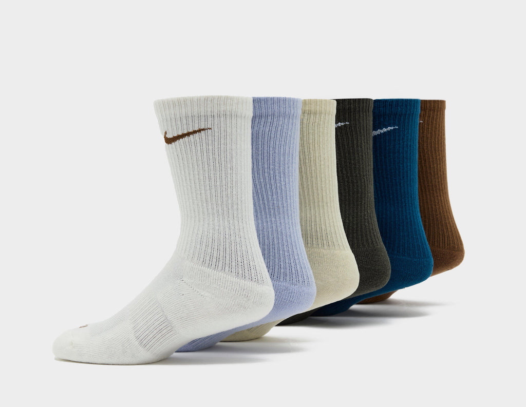 Nike 6-Pack Everyday Cushioned Training Crew Socks