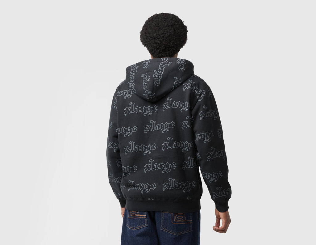 XLARGE Allover Logo Zip Hoodie