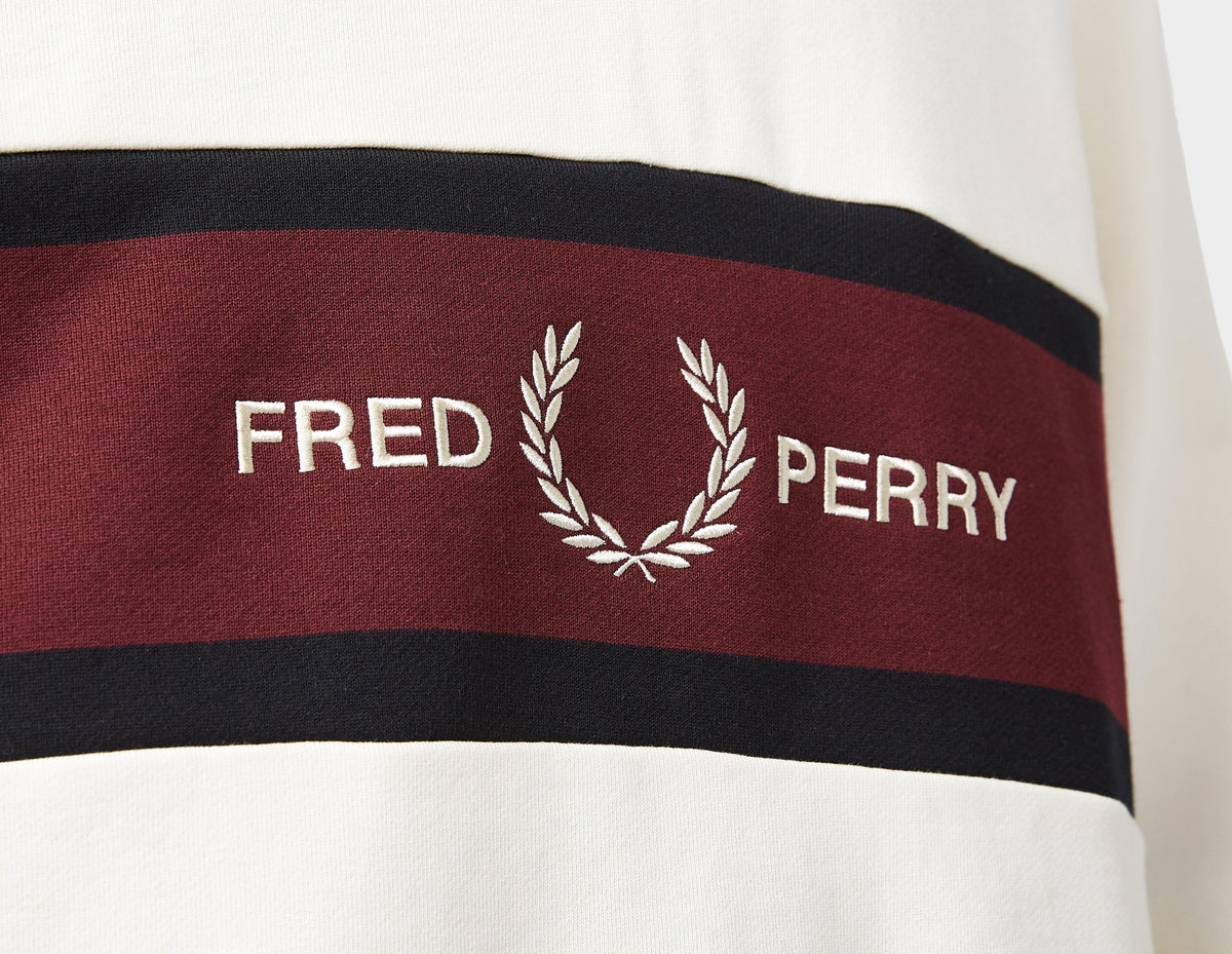Fred Perry Embroidered Panel 1/2 Zip Sweatshirt