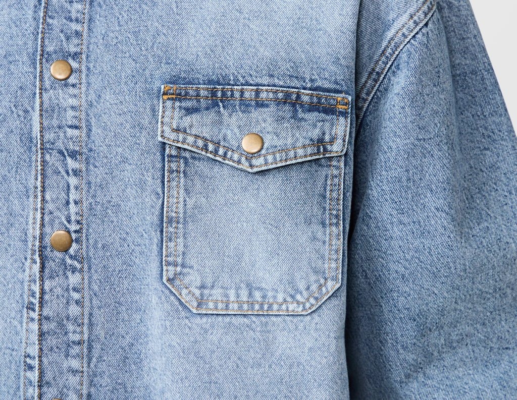 Home Grown Halo Denim Shirt