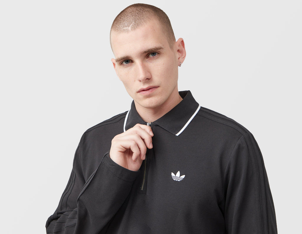 adidas Originals 3-Stripes Polo Sweatshirt