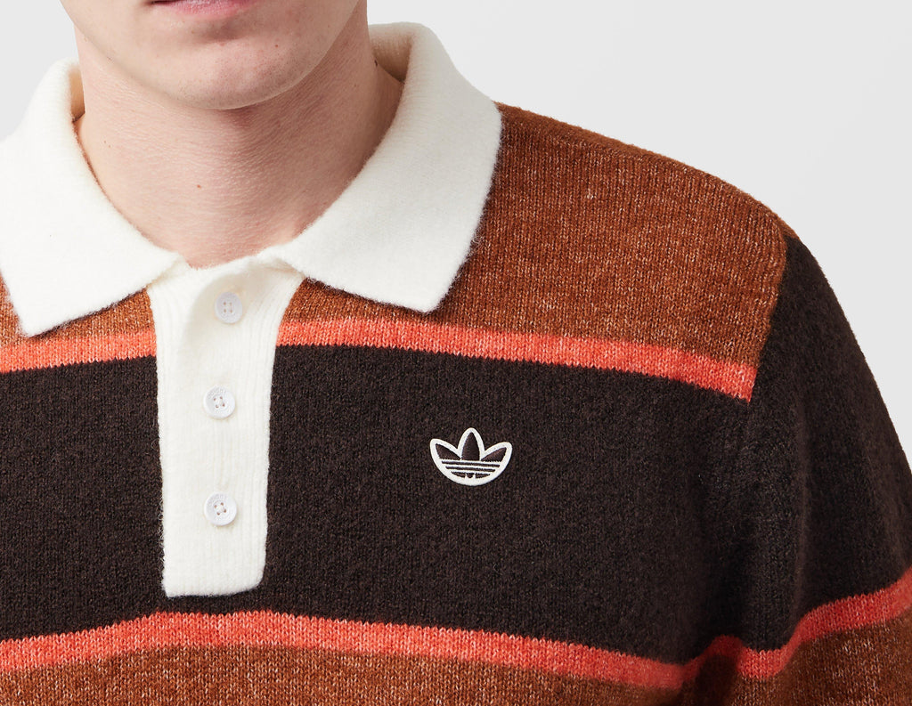 adidas Originals Winter Club Stripe Polo Shirt