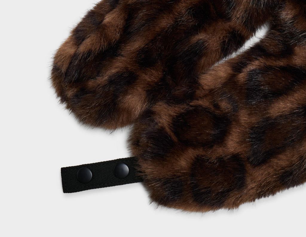 New Era Leopard Faux Fur Trapper Hat